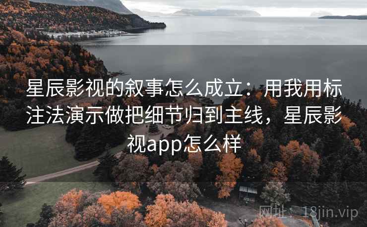 星辰影视的叙事怎么成立:用我用标注法演示做把细节归到主线,星辰影视app怎么样 星辰影视的叙事怎么成立:用我用标注法演示做把细节归到主线,星辰影视app怎么样